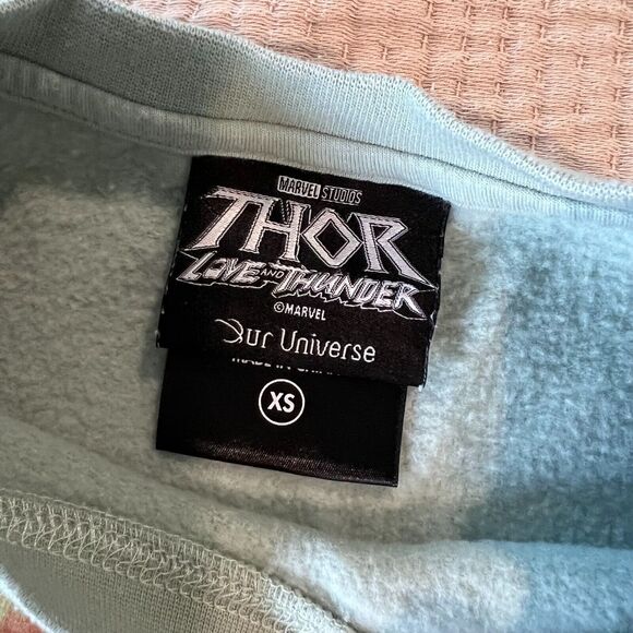 THOR Marvel Love & Thunder Infinity Conez Sweater Pull Over Sz. XS - Picture 3 of 9